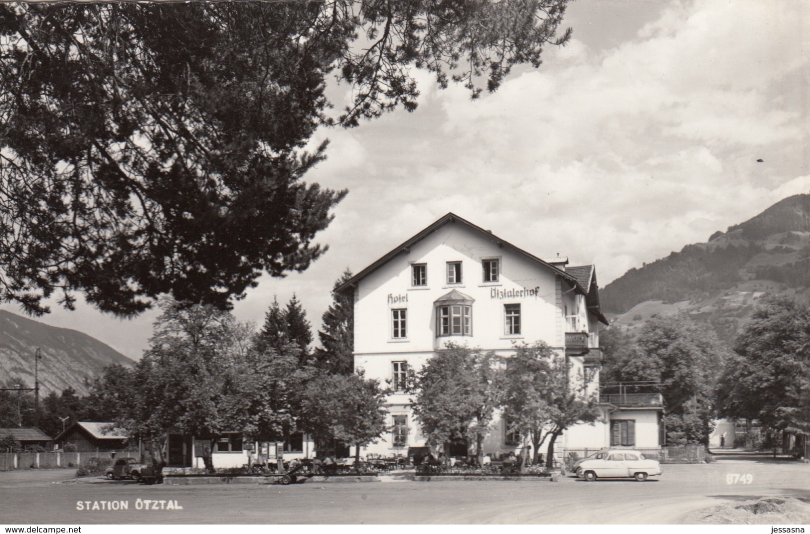 AK  -  Tirol - Bahnstation Ötztal Mit Hotel Gasthof - 1950 - Oetz