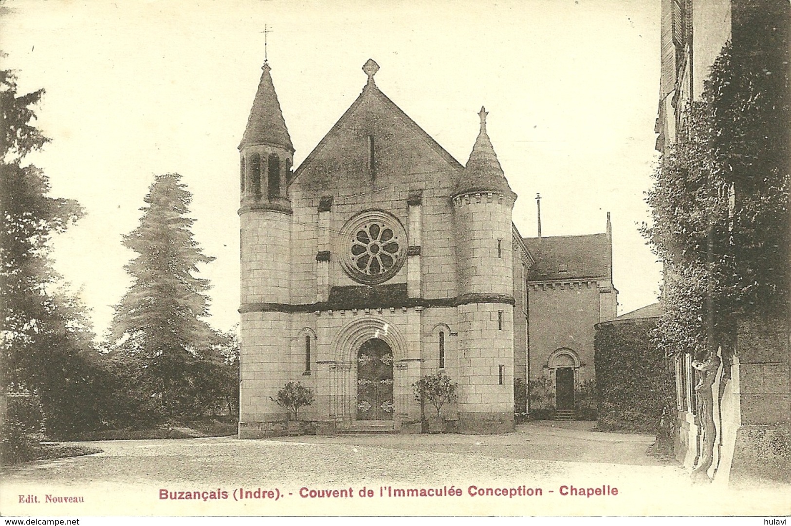 36  BUZANCAIS - COUVENT DE L' IMMACULEE CONCEPTION - CHAPELLE (ref 5171) - Autres & Non Classés