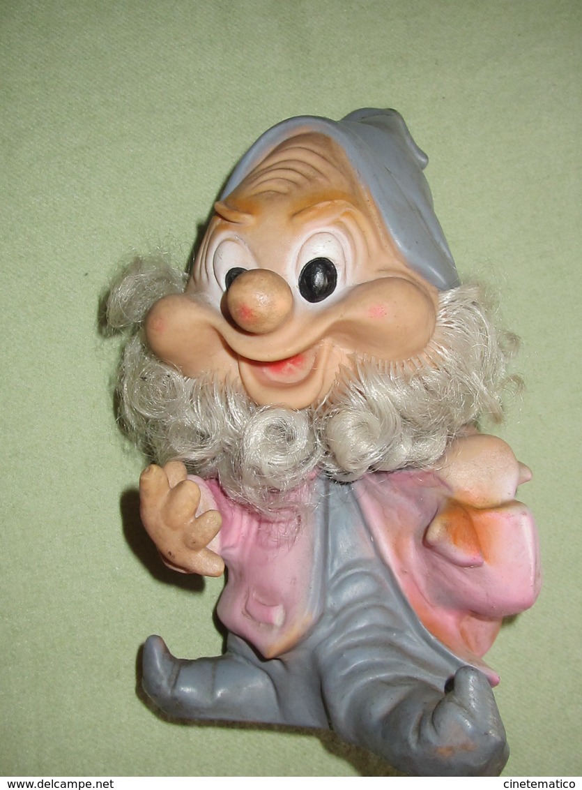 Disney - NANO GONGOLO - Rubber Toy DWARF HAPPY - Altri & Non Classificati