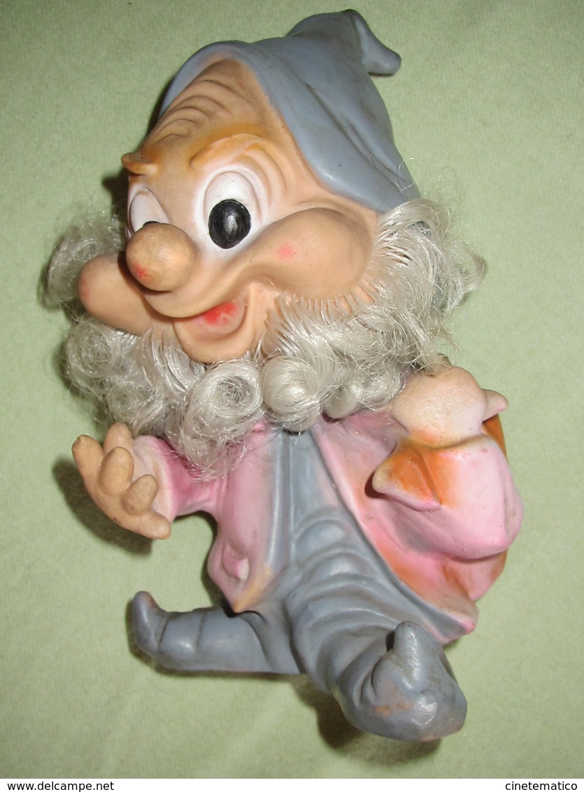 Disney - NANO GONGOLO - Rubber Toy DWARF HAPPY - Altri & Non Classificati