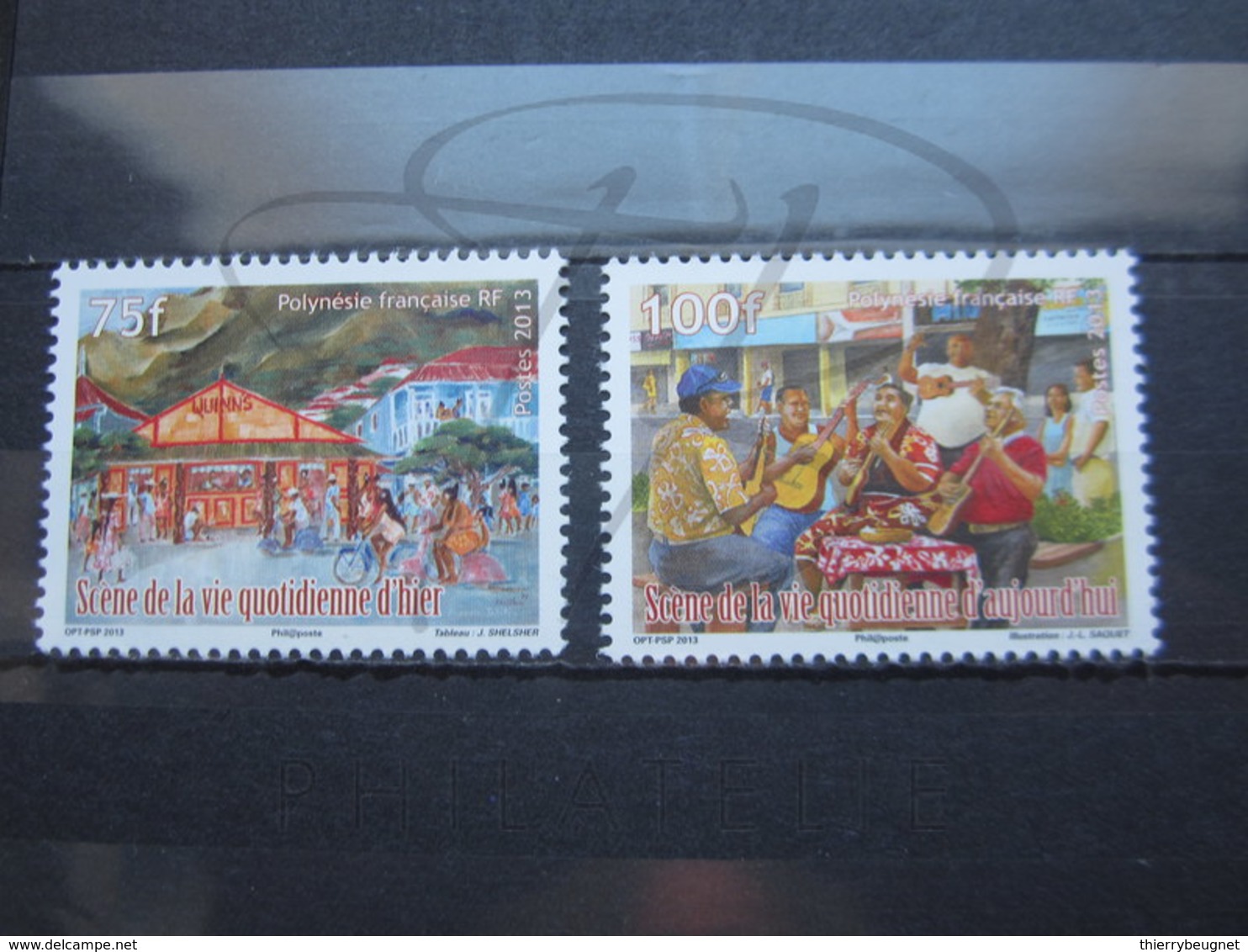 VEND BEAUX TIMBRES DE POLYNESIE N° 1013 + 1014 , XX !!! (b) - Neufs