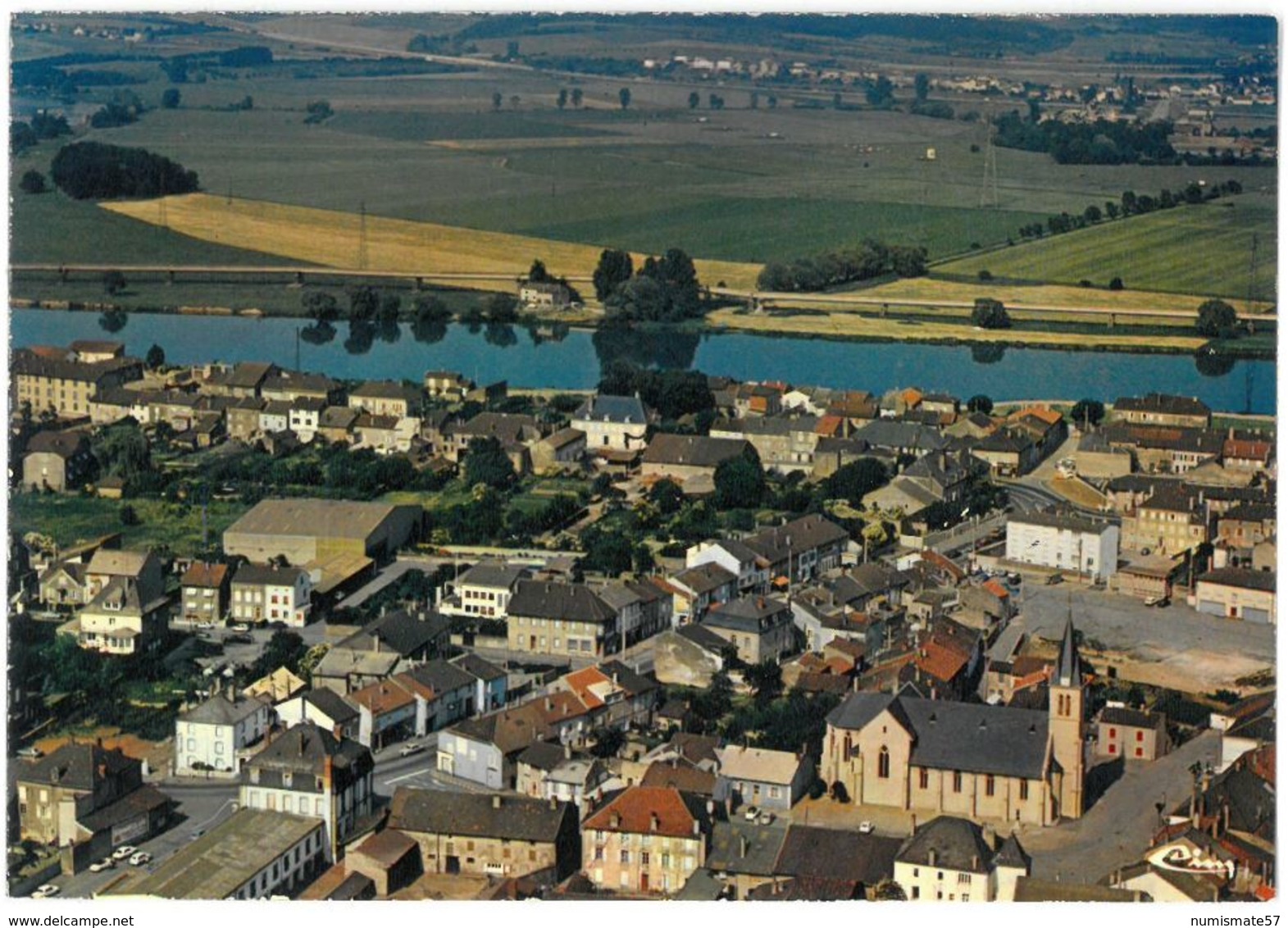 CP UCKANGE - Vue Aérienne - La Moselle - Ed. CIM N° E 57.683.94.3.0152 - Autres & Non Classés