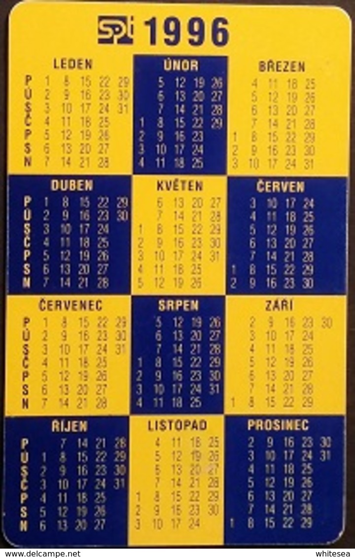 Telefonkarte Tschechien - Werbung - Kalender 1996 - 45/09.95 - Tschechische Rep.