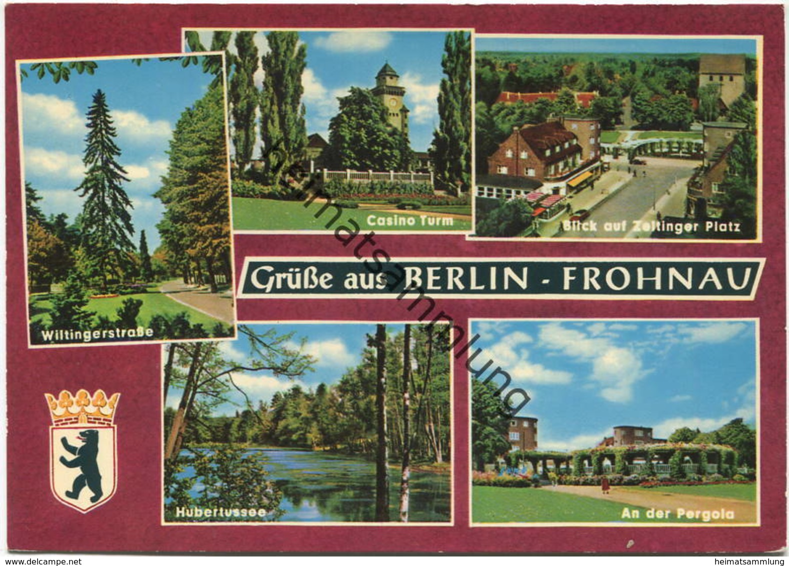 Berlin - Frohnau - AK Grossformat - Verlag Kunst Und Bild Berlin - Reinickendorf