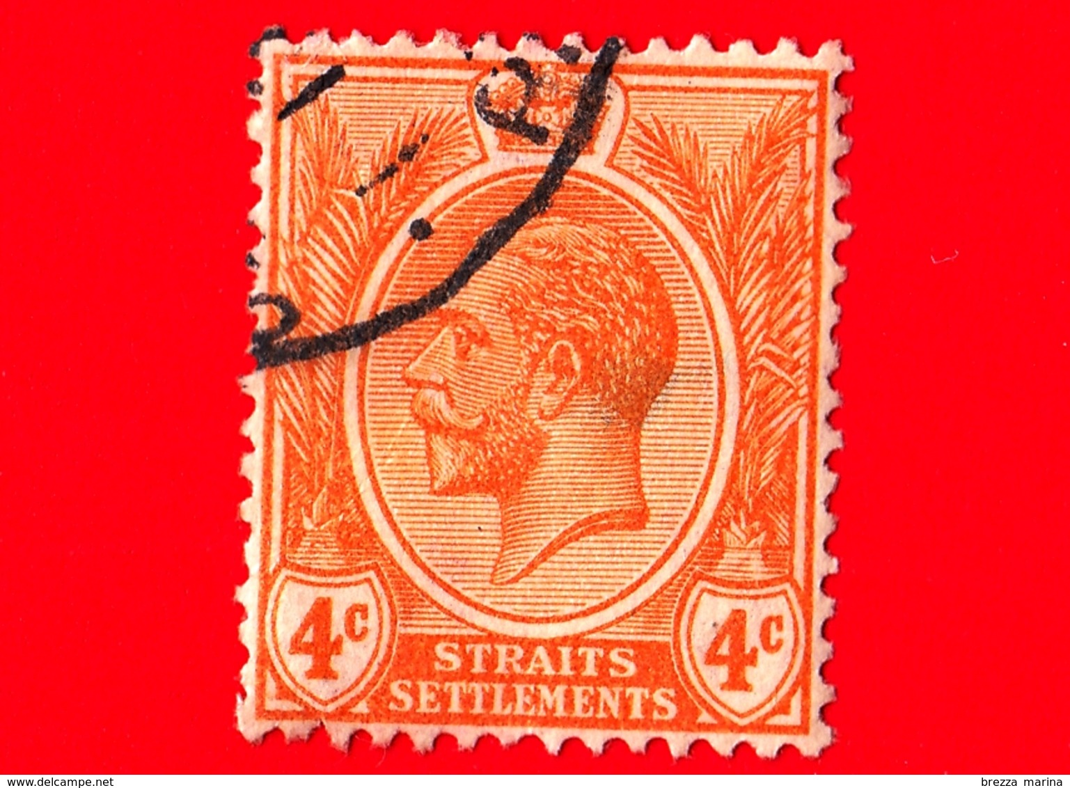 MALESIA - Straits Settlements  - Usato - 1929 - Re Giorgio V - 4 - Straits Settlements