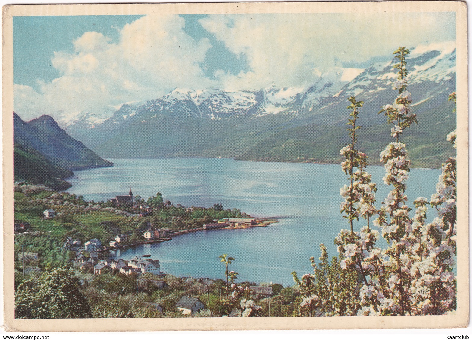 Norge - Sorfjorden, Hardanger. Ullensvang Mot Folgefonnen - Glacier - (Norway) - Noorwegen