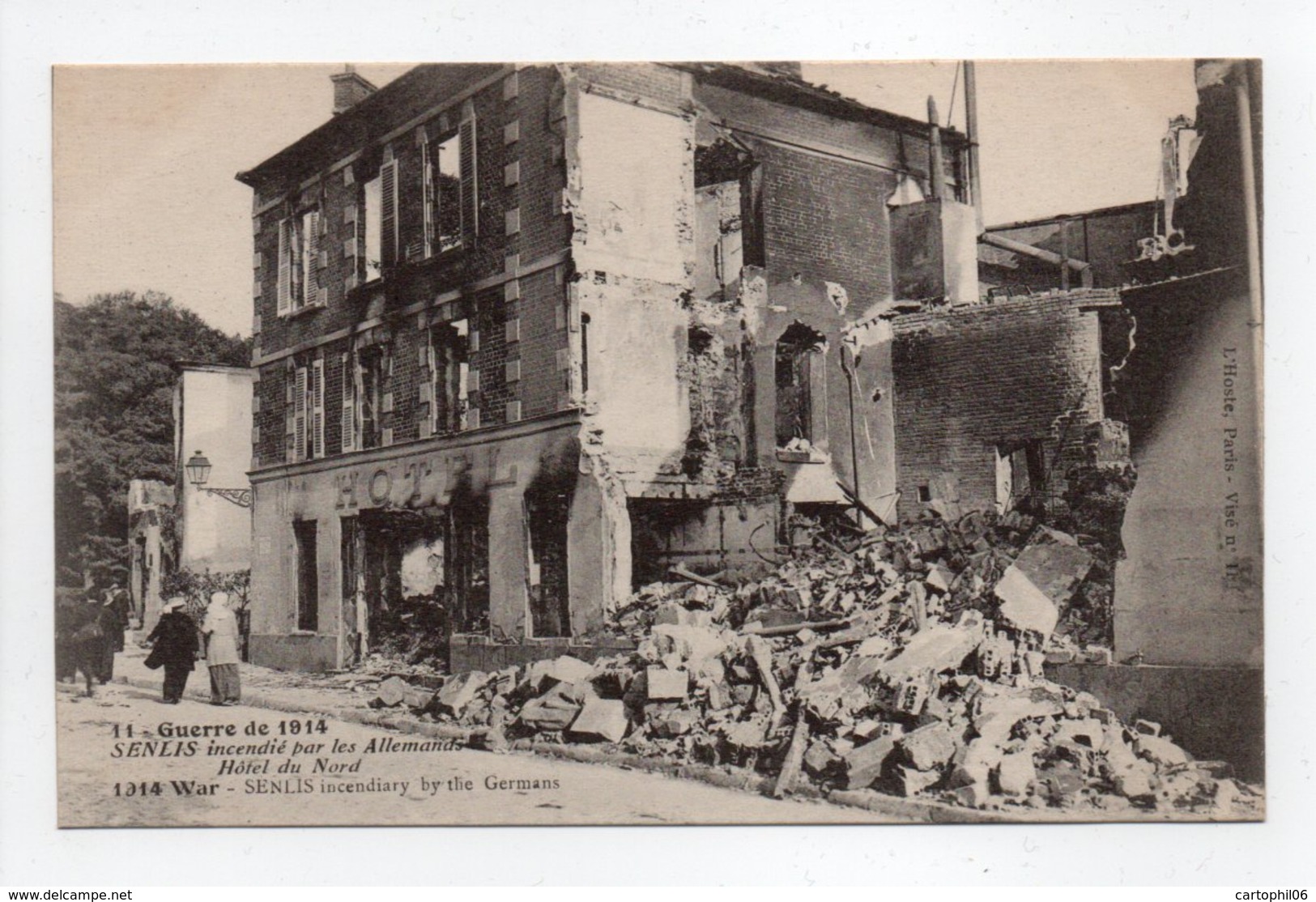 - CPA SENLIS (60) - Guerre De 1914 - Hôtel Du Nord - N° 11 - - Senlis