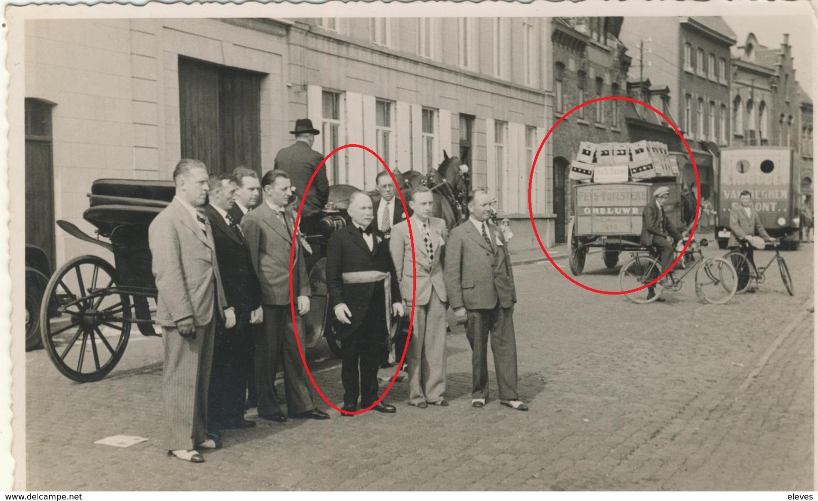 Wervik Originele Fotokaart 1937 Burgemeester Brouwerij ?? Zie Scans - Wervik