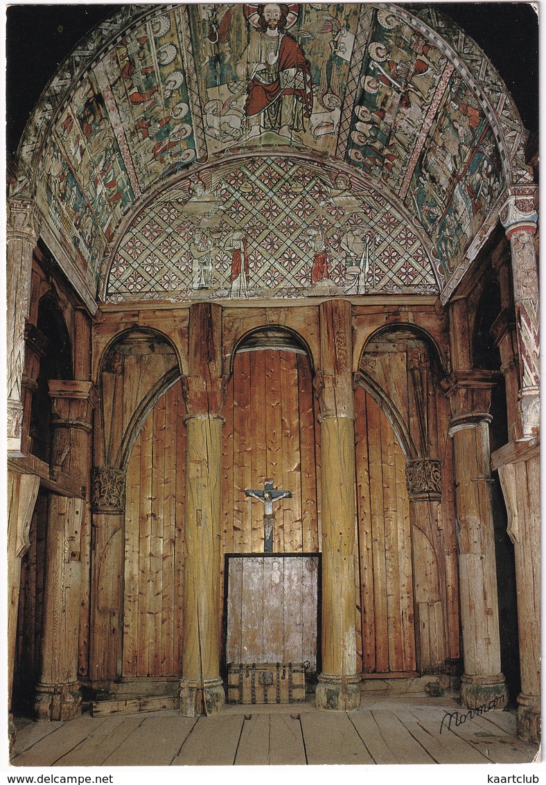 Norge - Torpo Stavkirke, Hallingdal - Torpo Stave Church - Interior - (Norway) - Norvège