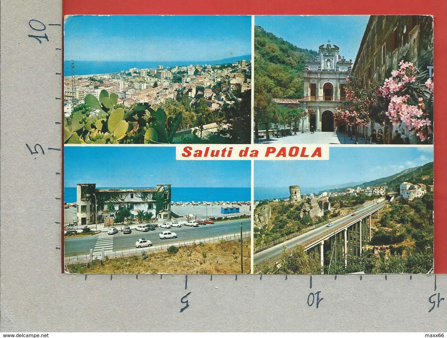 CARTOLINA VG ITALIA - Saluti Da PAOLA (CS) - Vedutine Multivue - 10 X 15 - ANN. 1979 - Saluti Da.../ Gruss Aus...