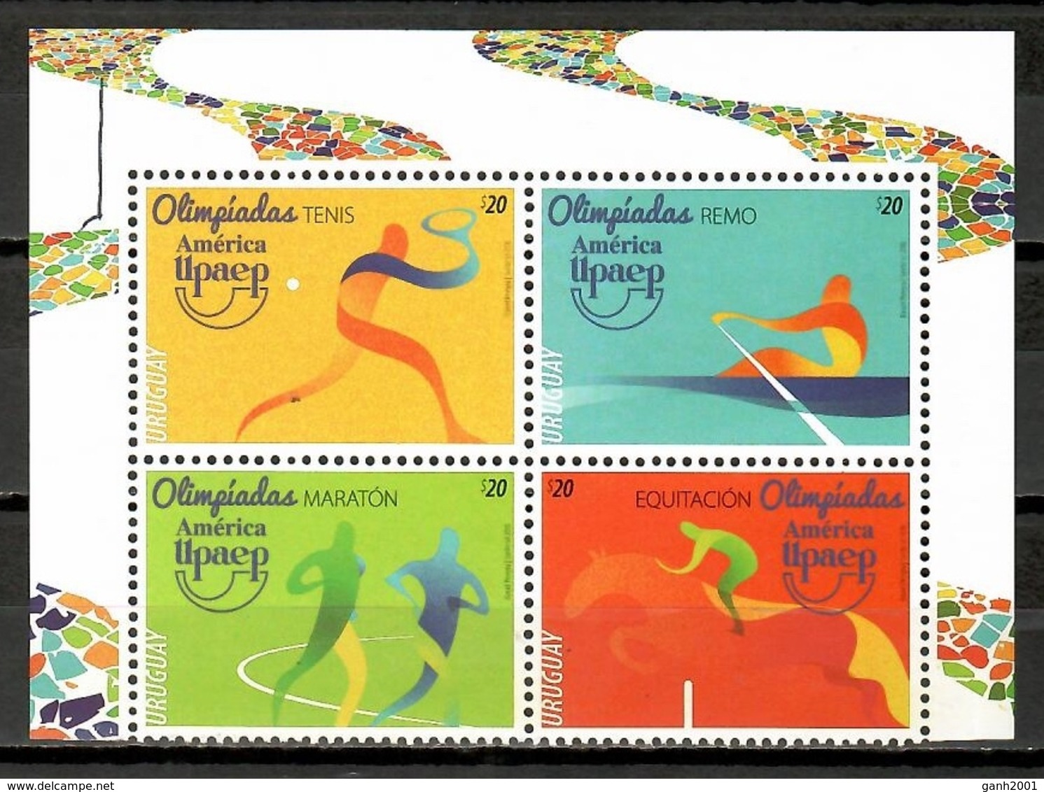 Uruguay 2016 / UPAEP Olympic Games Rio De Janeiro MNH Juegos Olímpicos Olympische Spiele / Cu10823  40-33 - Summer 2016: Rio De Janeiro