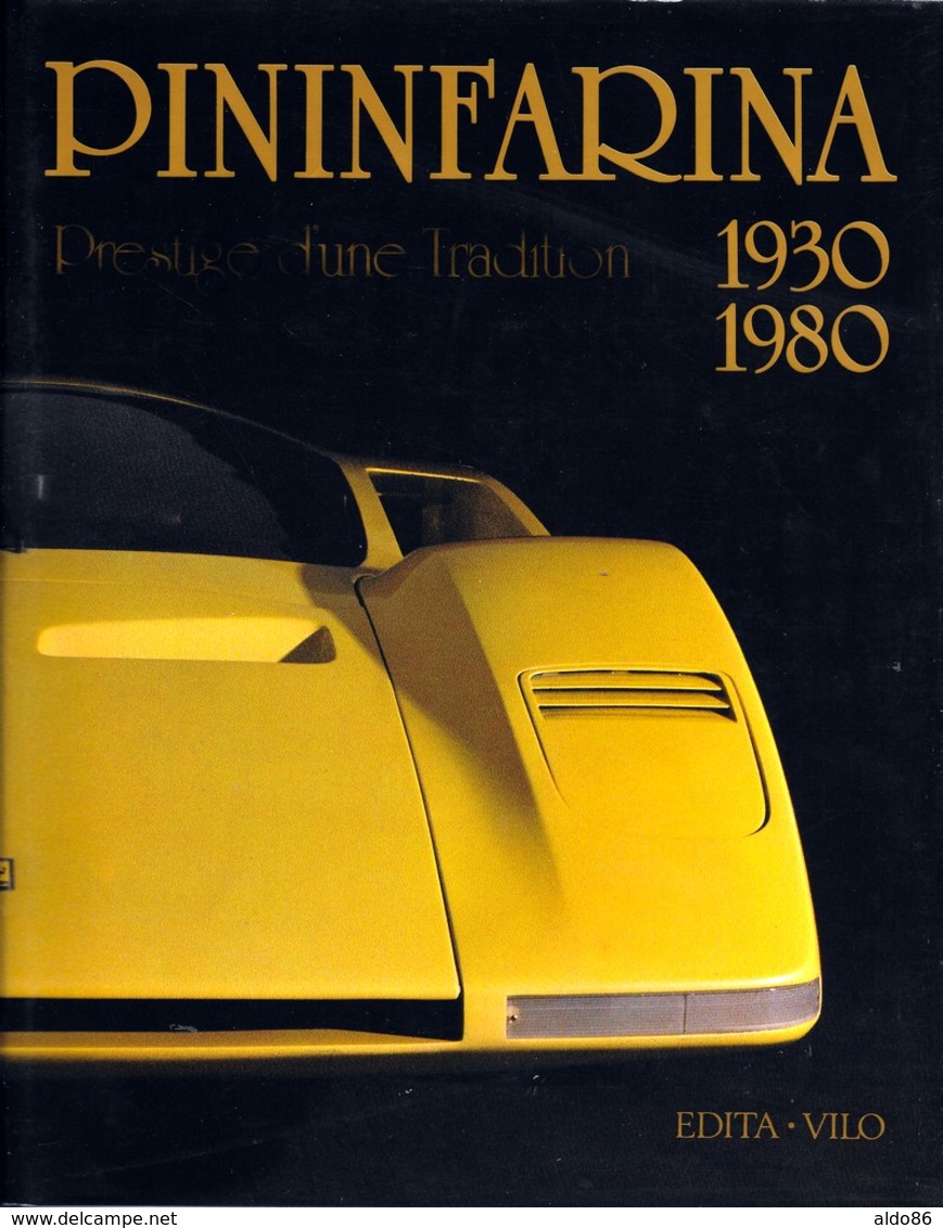 Didier Merlin . PININFARINA 1930 - 1980 . Edition Cartonnée Avec Jaquette . - Auto