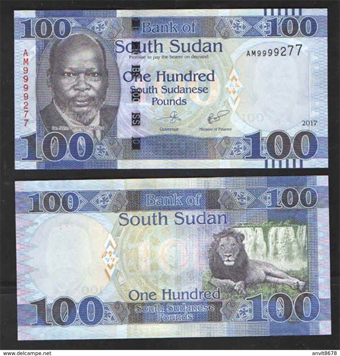 SOUTH SUDAN  100  2017 UNC! - South Sudan