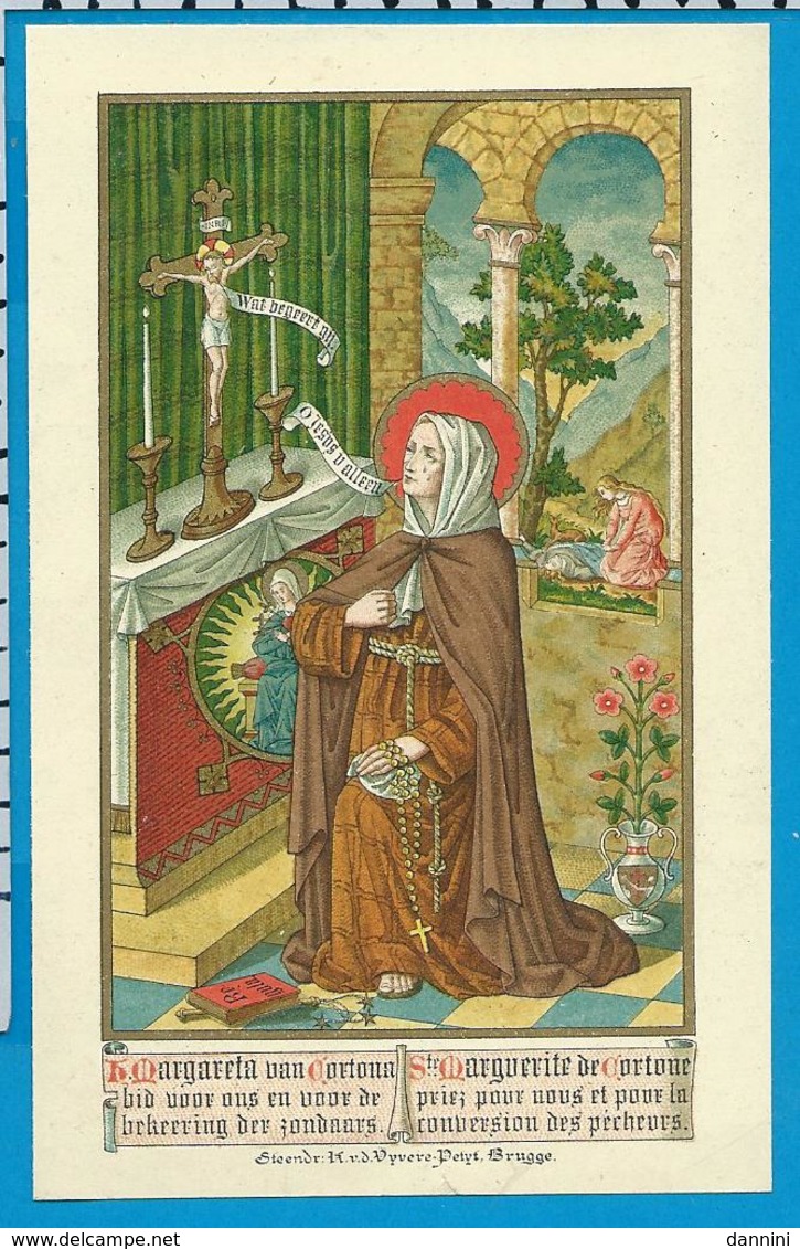 Holycard    St. Margareta V. Cortona - Devotion Images