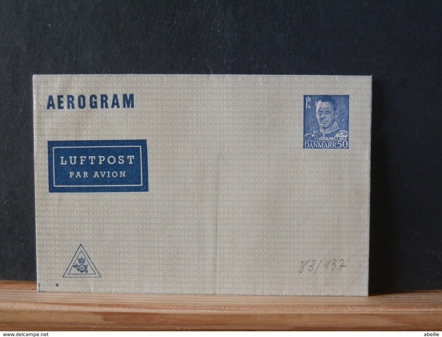 83/138  AEROGRAMME DANMARK - Entiers Postaux