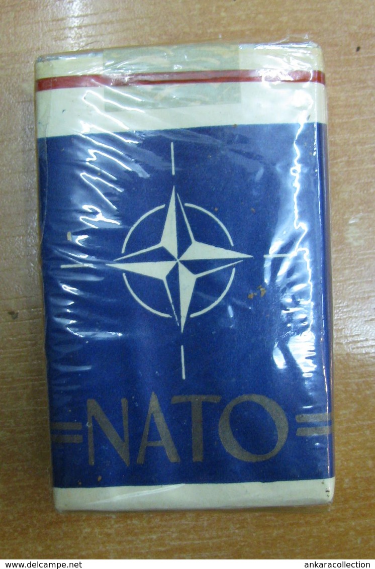 AC - NATO 10 YEAR IN NATO TURKISH CIGARETTES UNOPENED BOX FOR COLLECTION - Autres & Non Classés