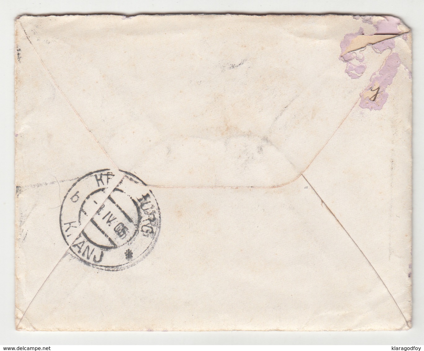 Austria Slovenia Letter Travelled 1905 Gorenja Vas To Kranj B190220 - Slovenia