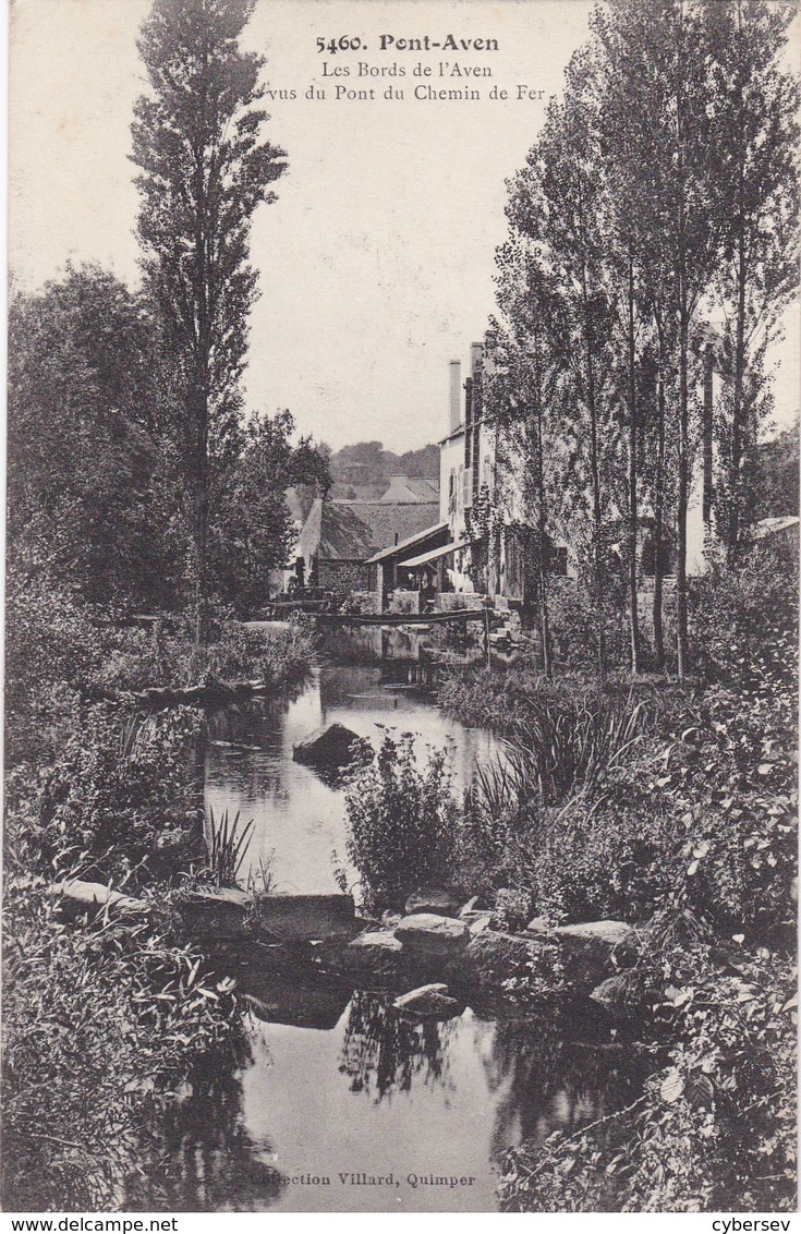 PONT-AVEN - Vues Du Pont Du Chemin De Fer, Les Bords De L'Aven - TBE - Pont Aven