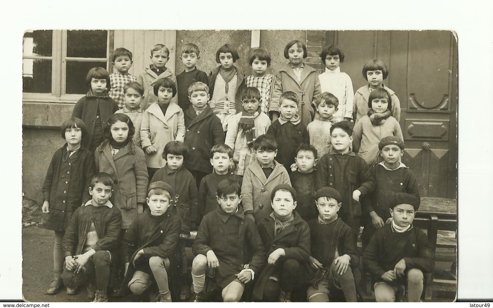 TRES BELLE Carte Photo Ecole Enfants - Ecoles