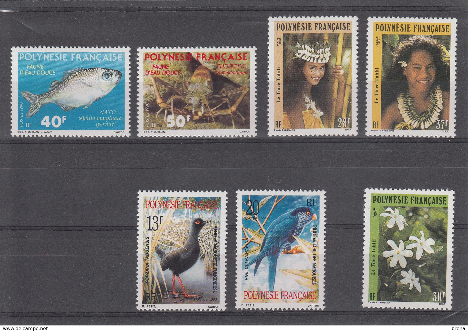 POLYNESIE  FRANCAISE  1990 PETIT LOT  TIMBRES NEUFS XX - Unused Stamps