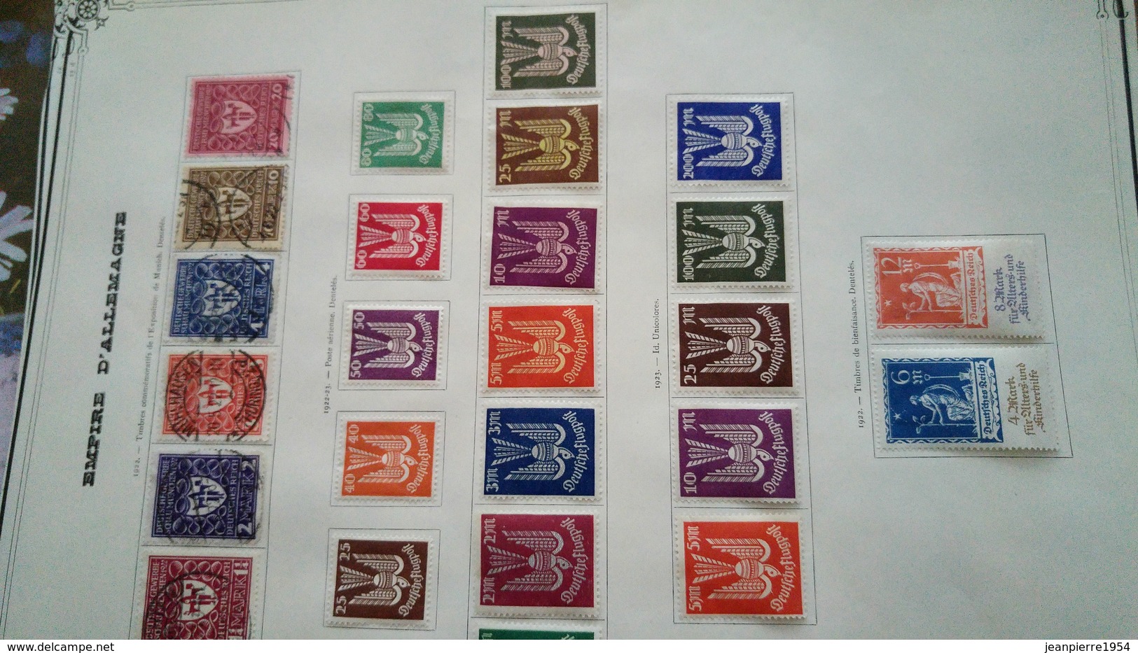 Anciens Timbres Allemand - Collections (en Albums)