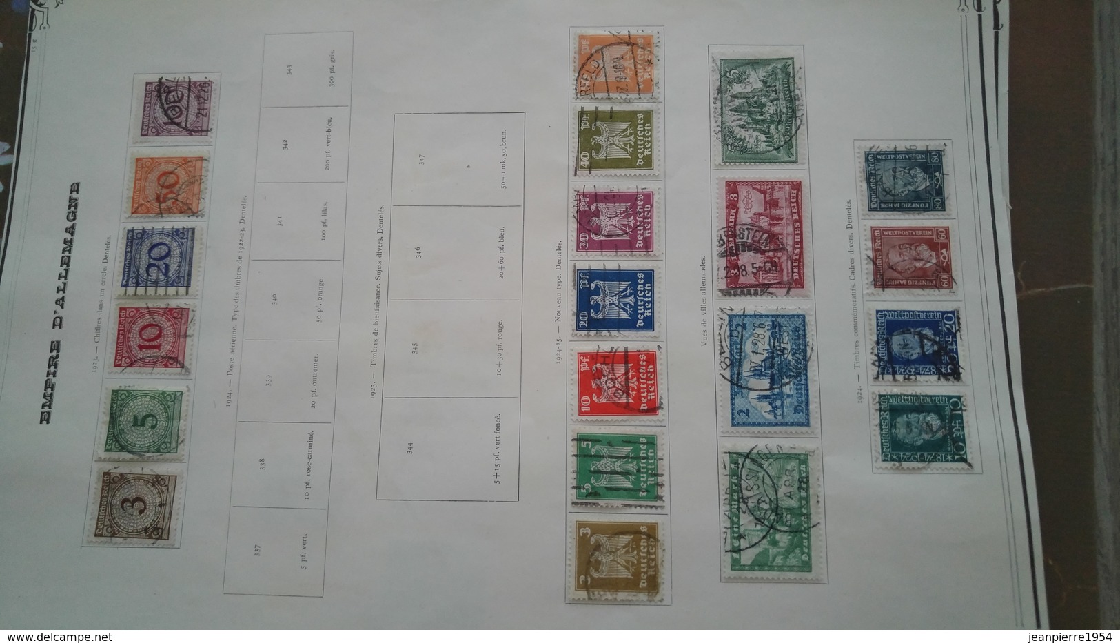 Anciens Timbres Allemand - Collections (en Albums)
