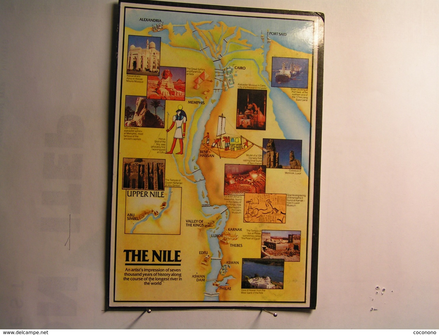 Carte D'Egypte - Le Nil - Autres & Non Classés