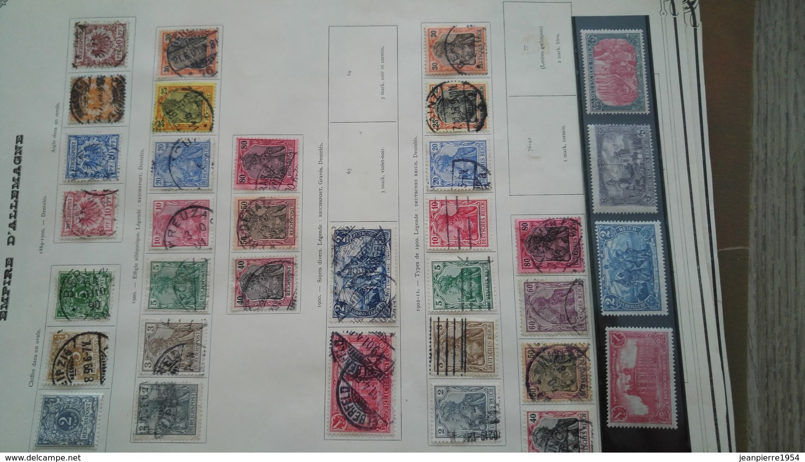 Anciens Timbres Allemand - Collections (with Albums)