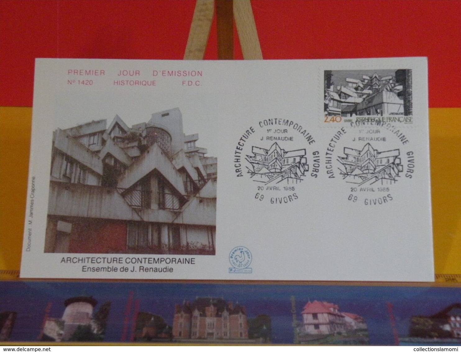 Architecture Contemporaine - 69 Givors - 20.4.1985 FDC 1er Jour N°1420 - Coté 2€ - 1980-1989