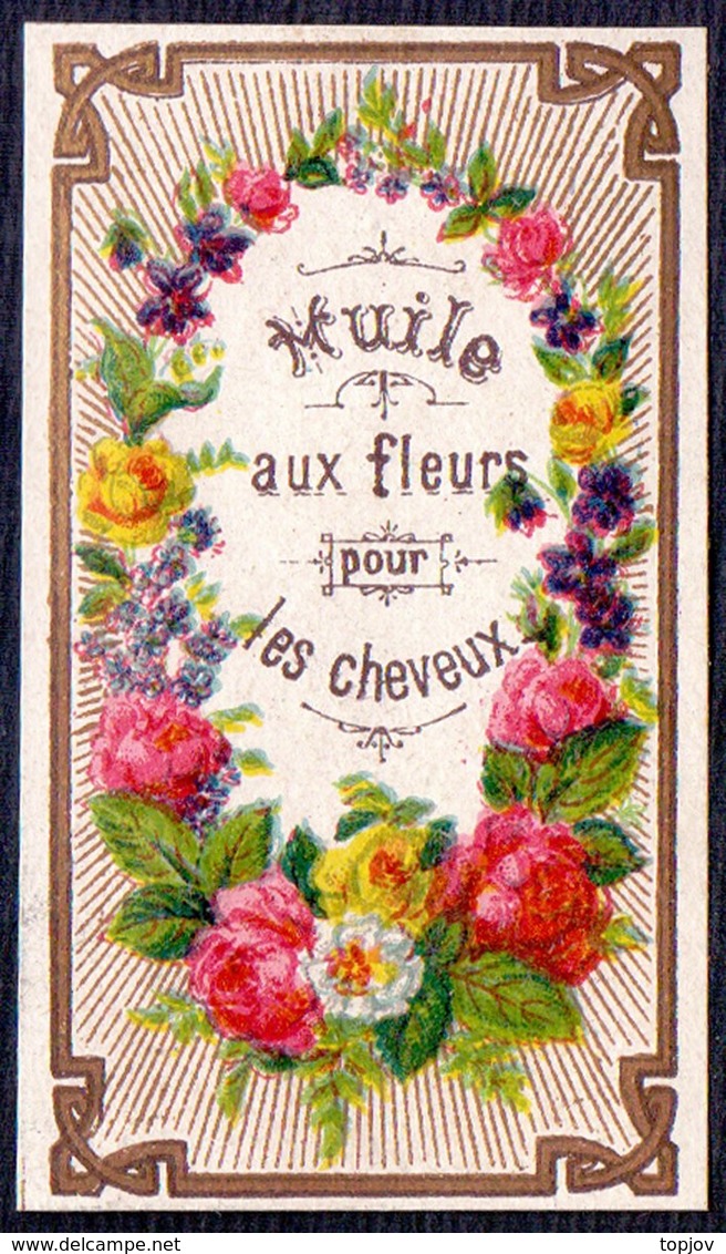 PRINT From J. STERN BERLIN -  HUILE  Aux  FLEURS  Les  CHEVEUX - Cc 1910/15 - Etiquettes