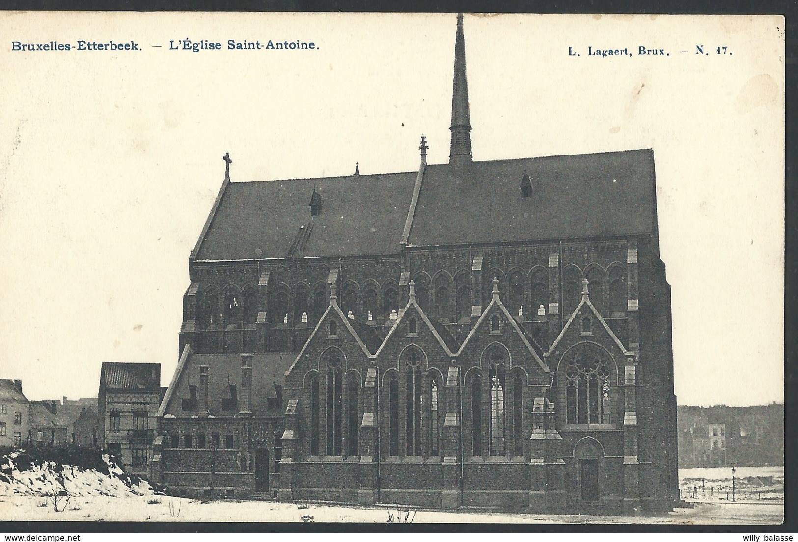 CPA R_ETTERBEEK L'Eglise Saint Antoine - Etterbeek