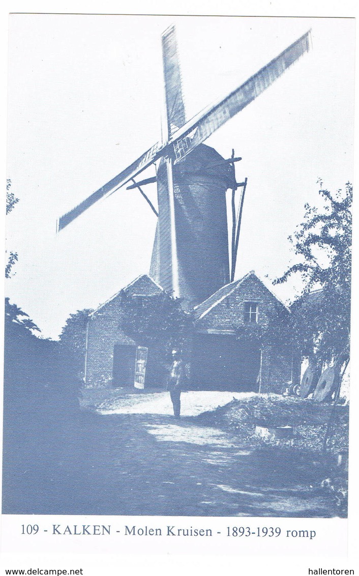 Kalken: Molen Kruisen ( 2 Scans) - Andere & Zonder Classificatie