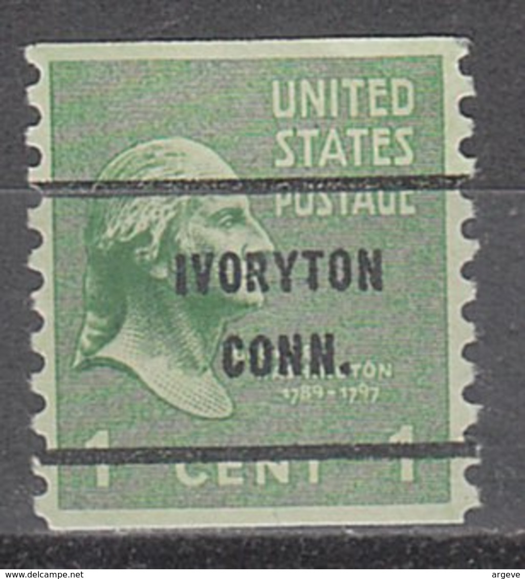 USA Precancel Vorausentwertung Preo, Bureau Connecticut, Ivoryton 839-61 - Vorausentwertungen