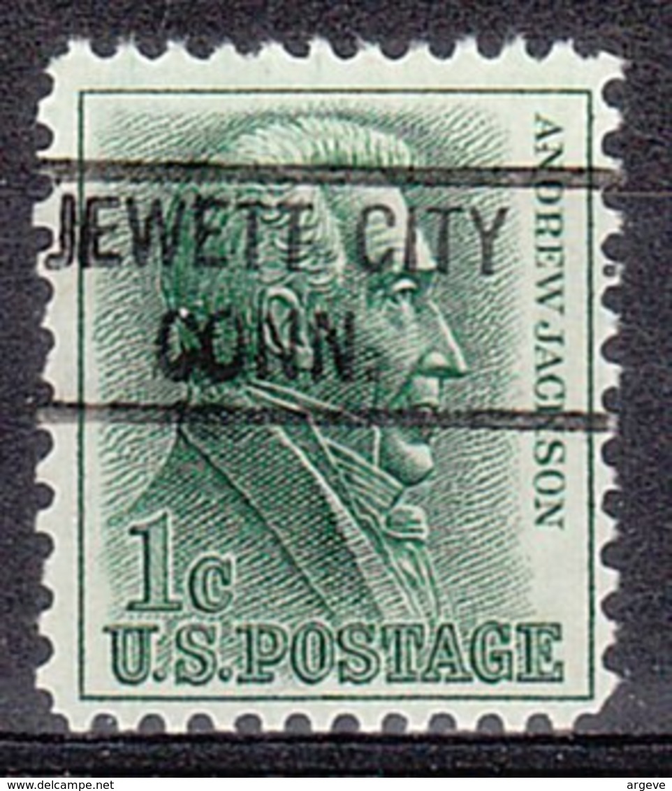 USA Precancel Vorausentwertung Preo, Locals Connecticut, Jewett City 821 - Precancels