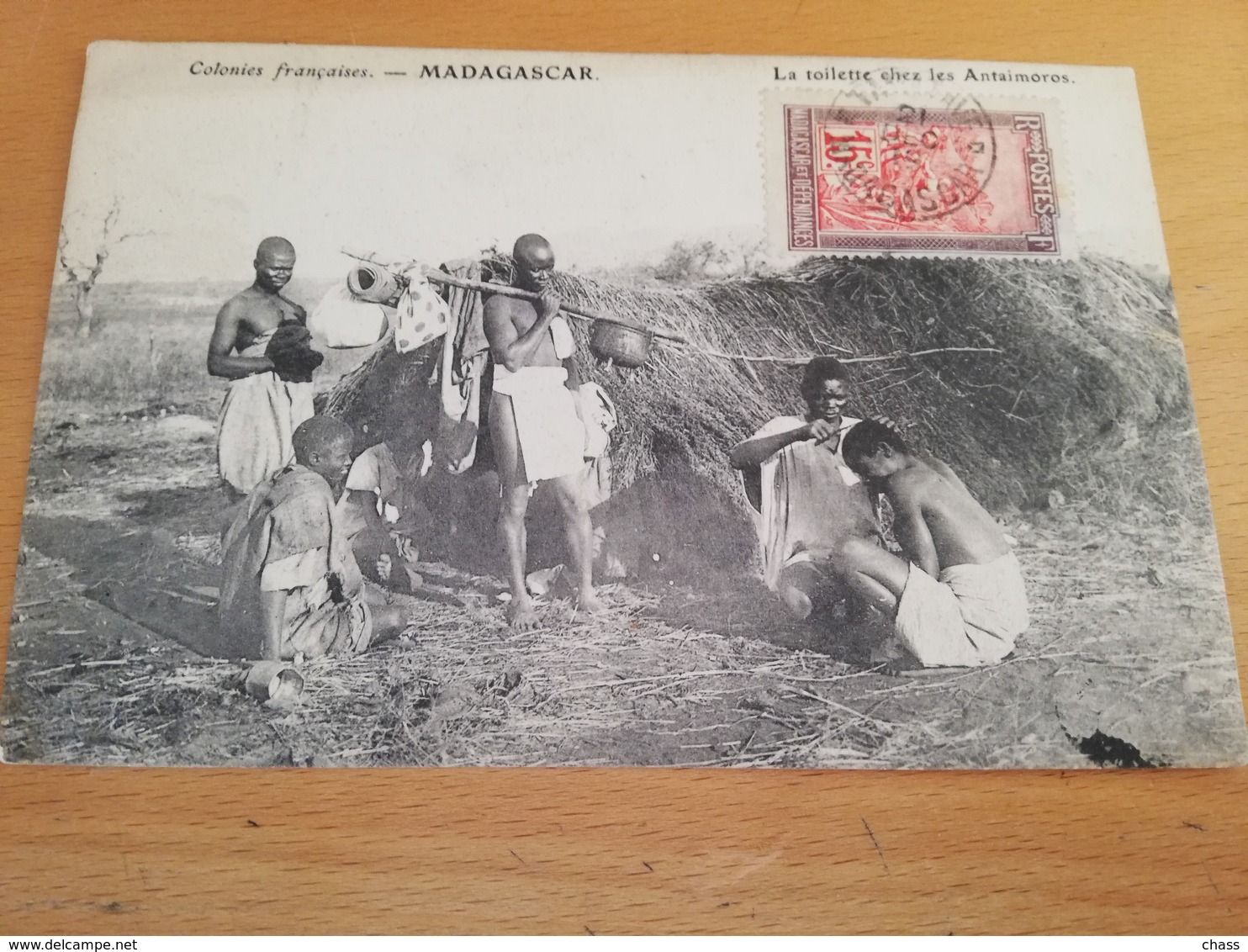 Cpa-colonies Françaises-Madagascar- La Toilette Chez Les Antaimoros(coiffeur) - Madagascar