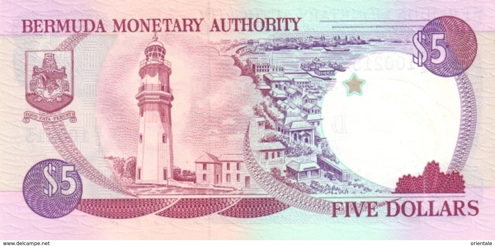 BERMUDA P. 41a 5 D 1992 UNC - Bermudas