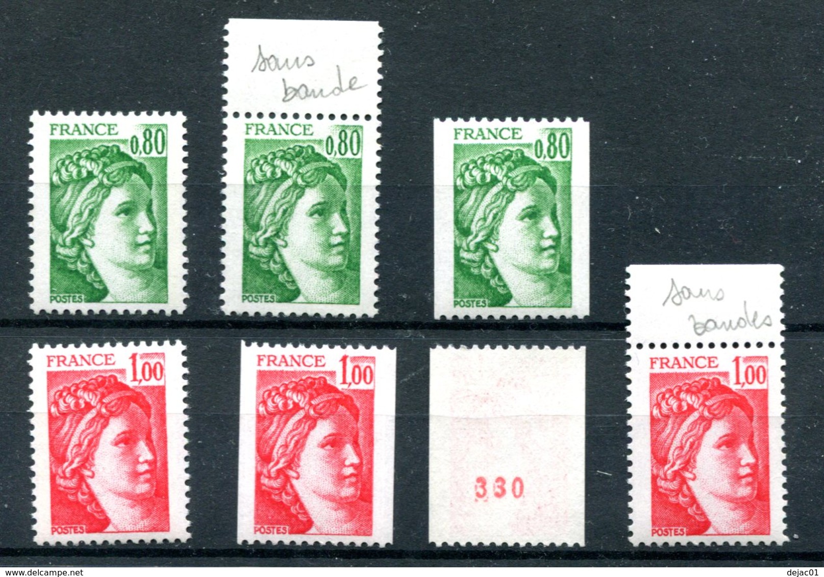 Petit Lot De Sabine De Becquet - Yvert 1970 & 1972 - Voir Description - T 803 - 1977-1981 Sabine Of Gandon