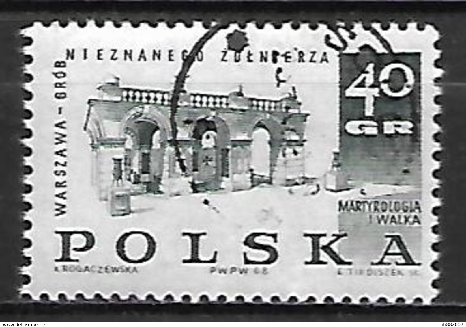 POLOGNE    -   1968.   Y&T N° 1733 Oblitéré. - Oblitérés