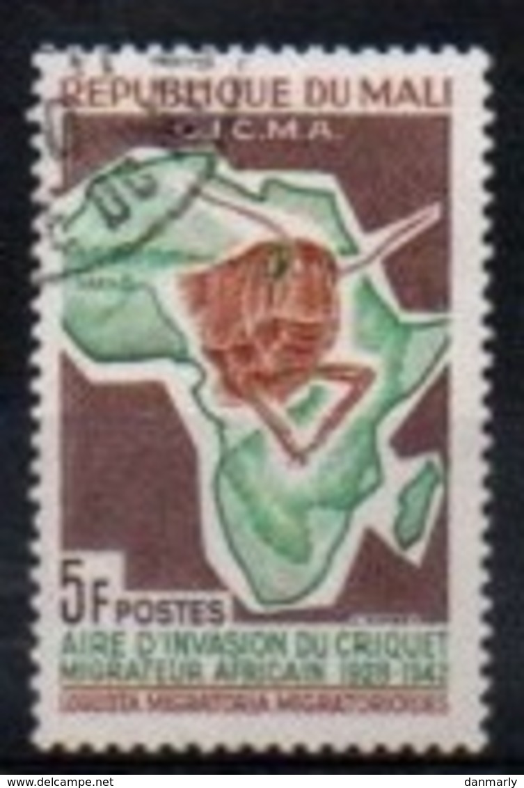 MALI :-- Y&T (o)   N° 18 :   " Aire D'invasion Du Criquet Migrateur " - Mali (1959-...)