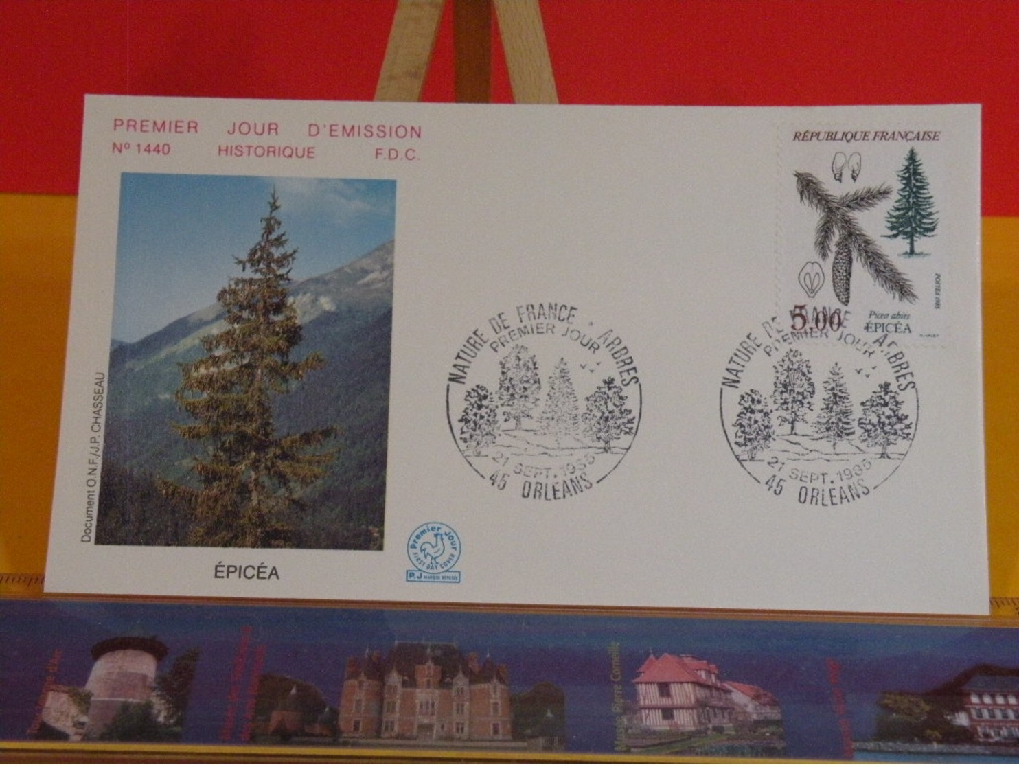 Épicéa - 45 Orléans - 21.9.1985 FDC 1er Jour N°1440 - Coté 2€ - 1980-1989