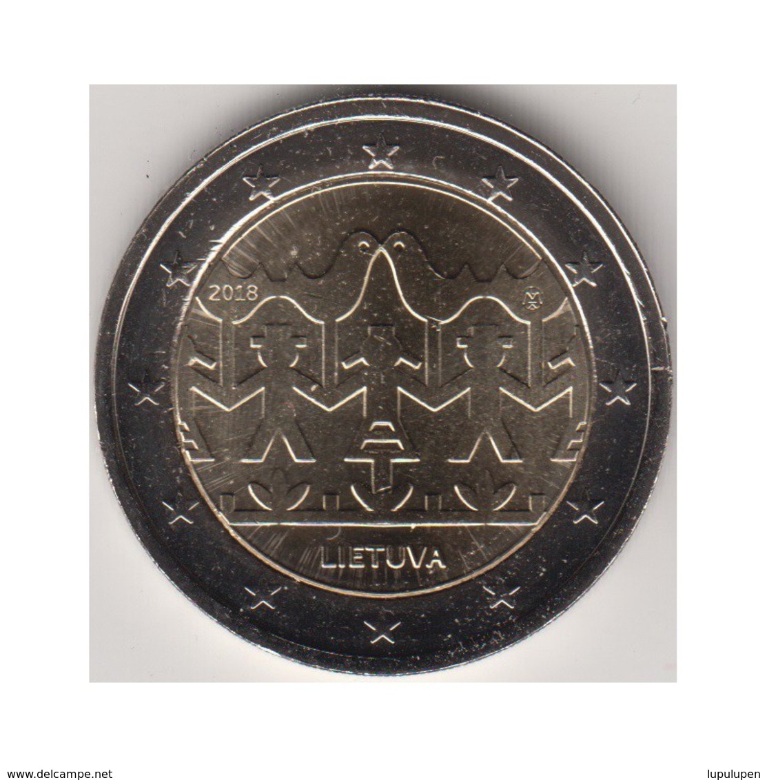 Moneda 2€ 2018 Lituania "Festival Canción Y Danza" - Lithuania