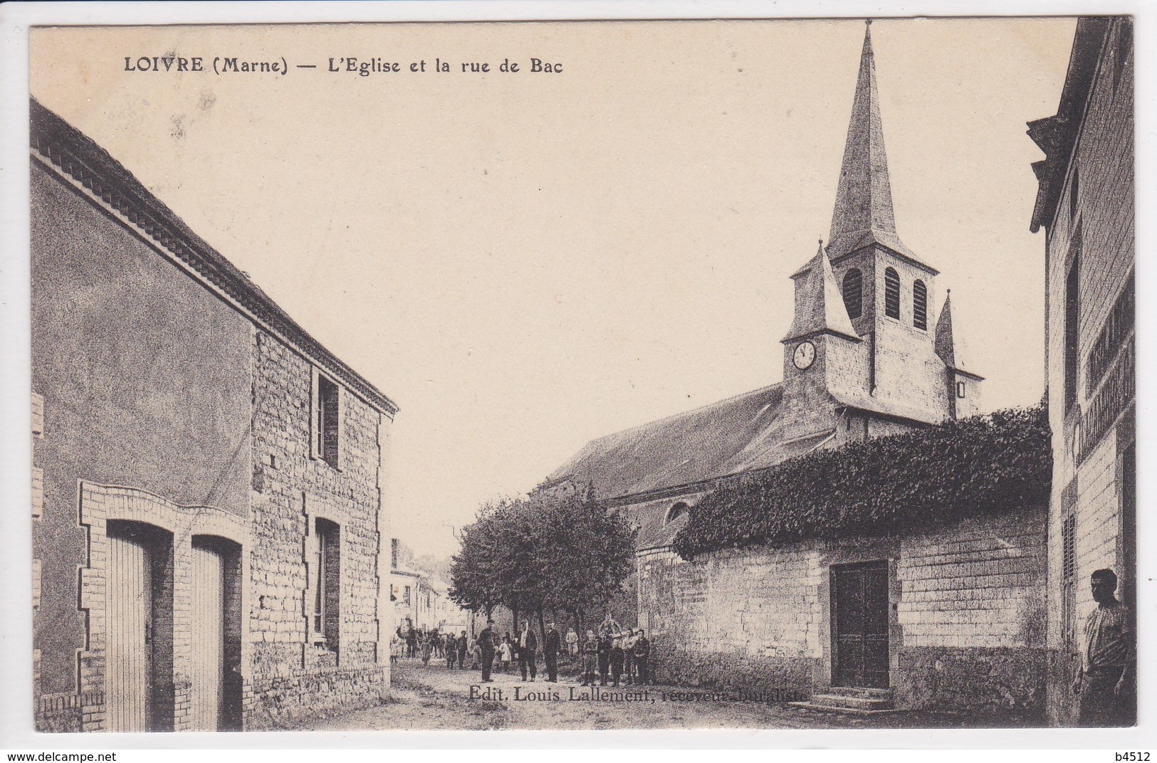 51 LOIVRE L'église Et La Rue De Bac - Autres & Non Classés