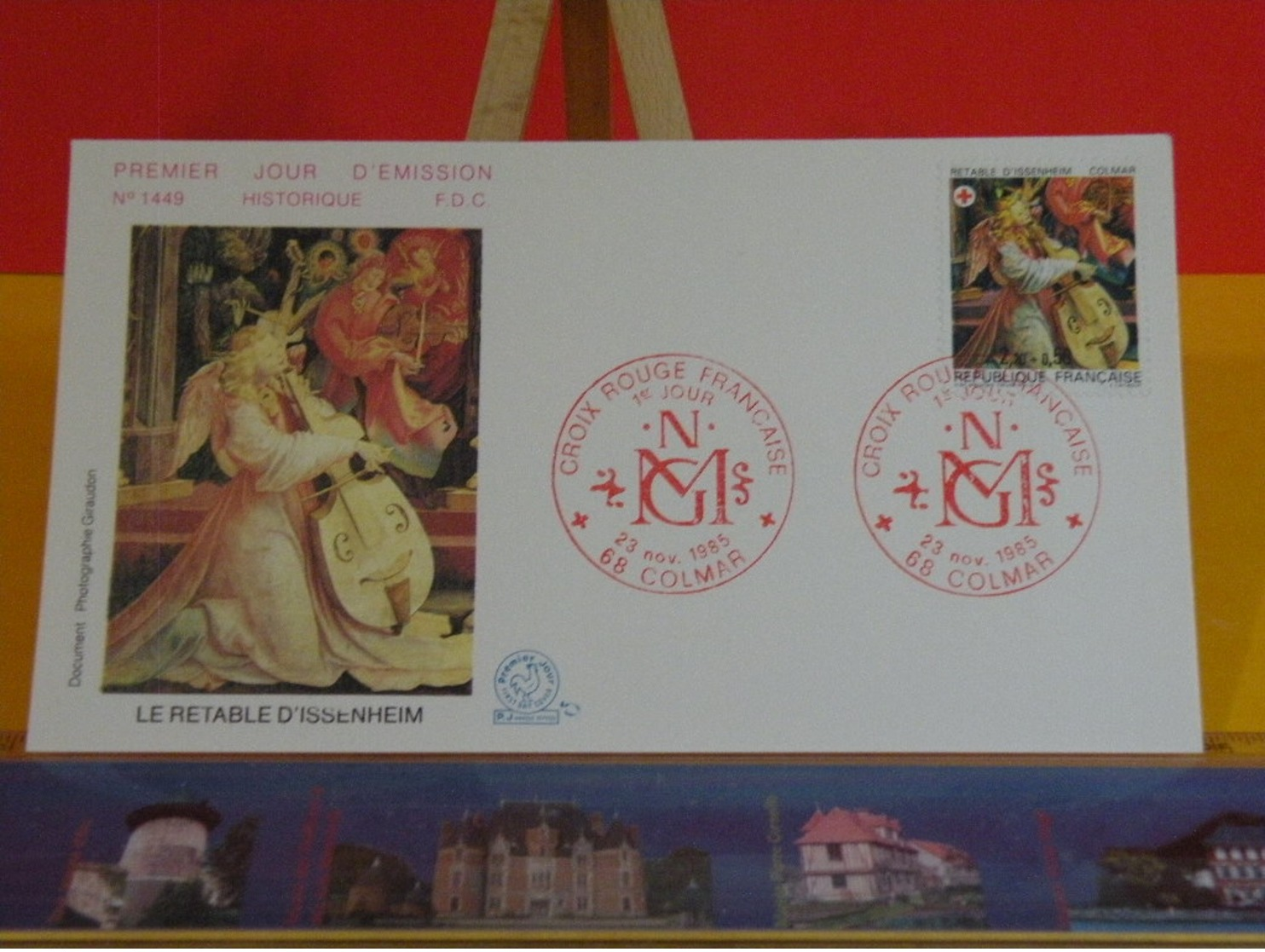 Le Retable D'Issenhein - 68 Colmar - 23.11.1985 FDC 1er Jour N°1449 - Coté 3€ - 1980-1989