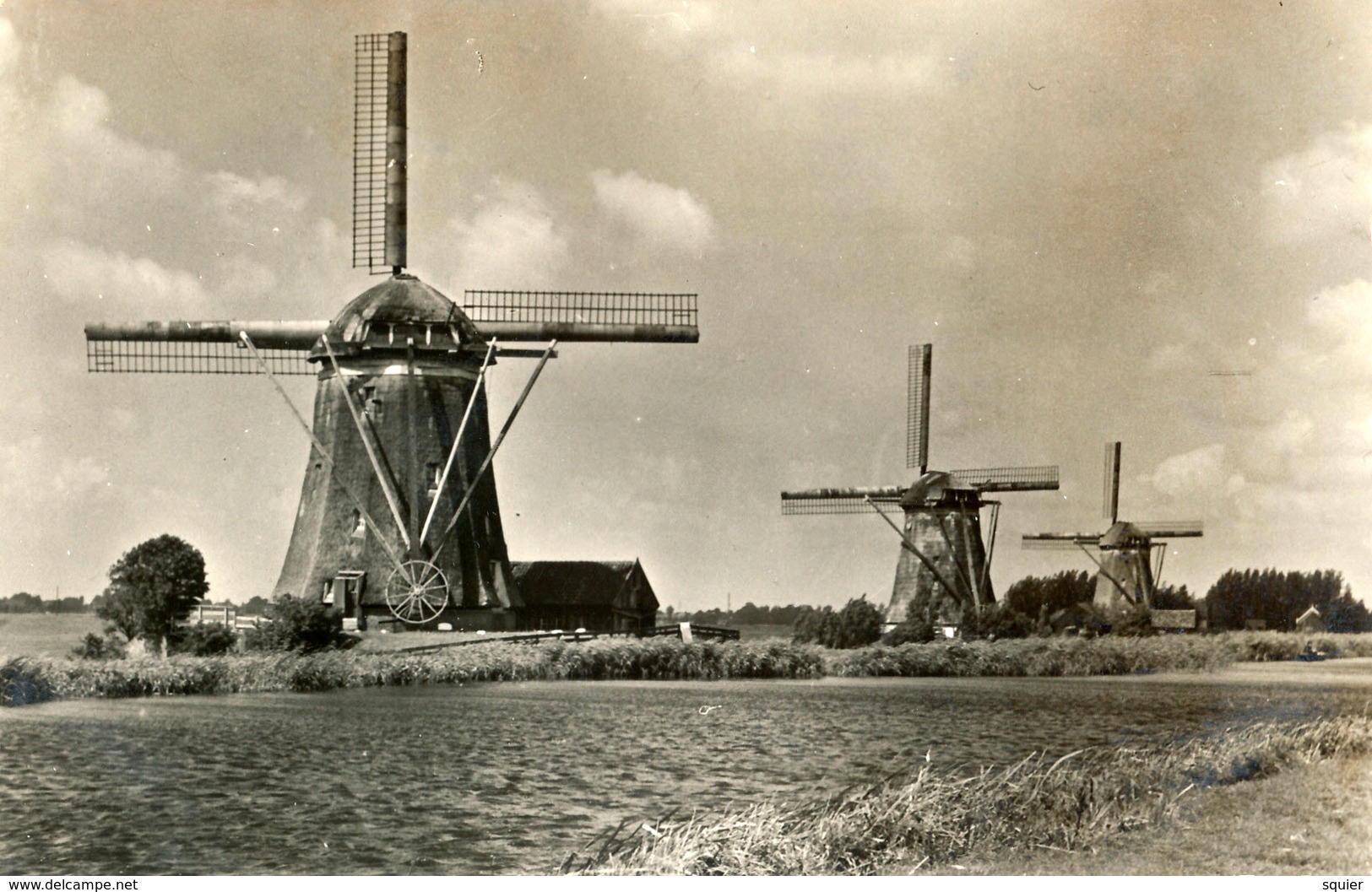 Leidschendam, Windmills, Bovenkruiers, Real Photo - Molinos De Agua