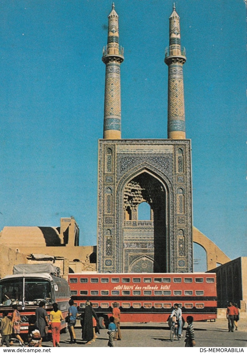 Iran Yazd - Mosque , Bus - Iran