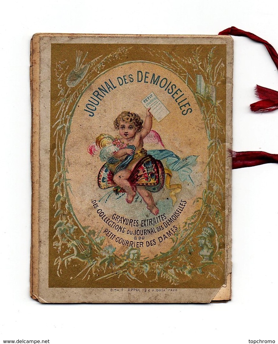 Calendrier Journal Des Demoiselles Appel 1885 16 Pages Voyage à Travers La Mode - Petit Format : ...-1900