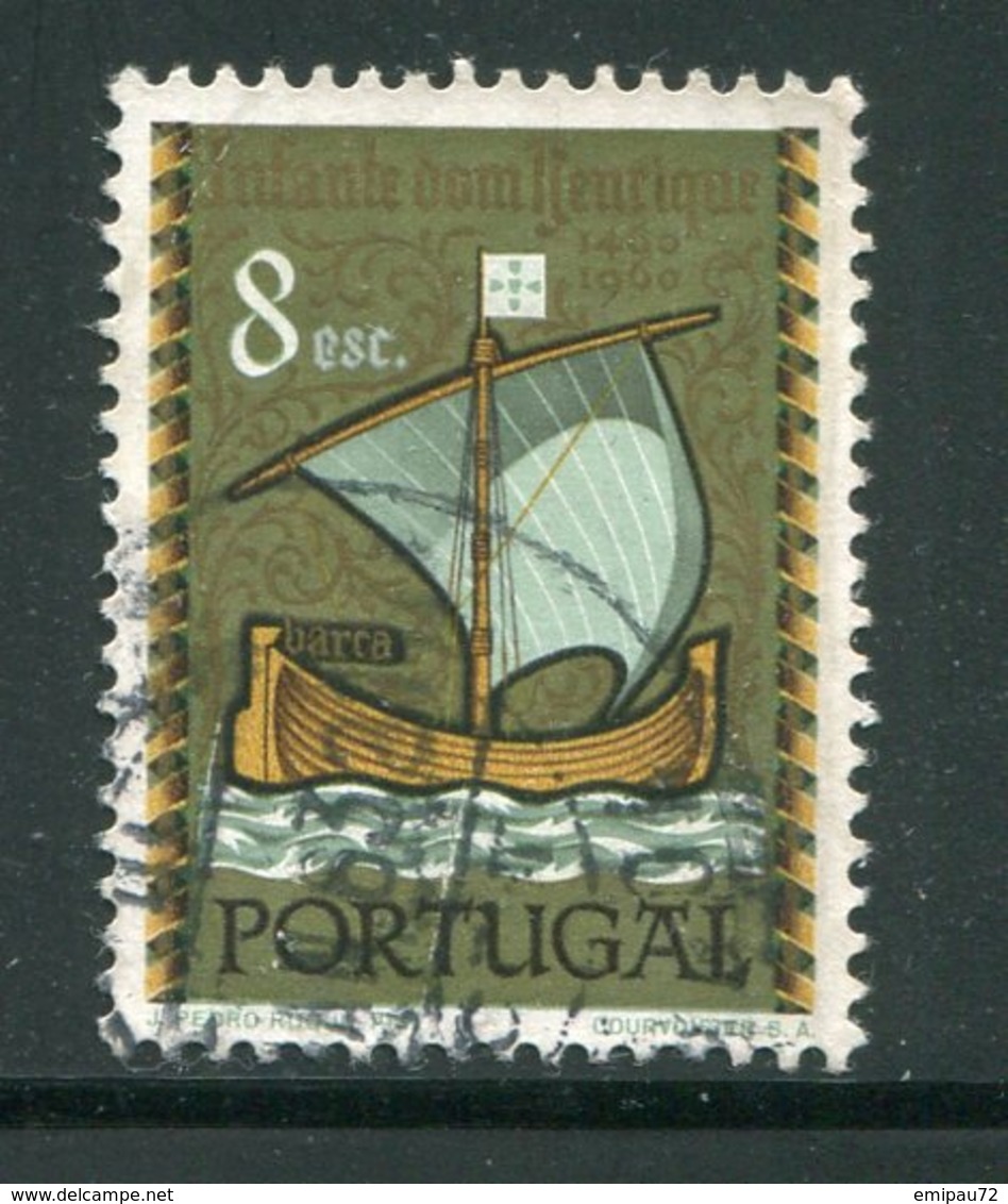 PORTUGAL- Y&T N°877- Oblitéré (bateau) - Oblitérés