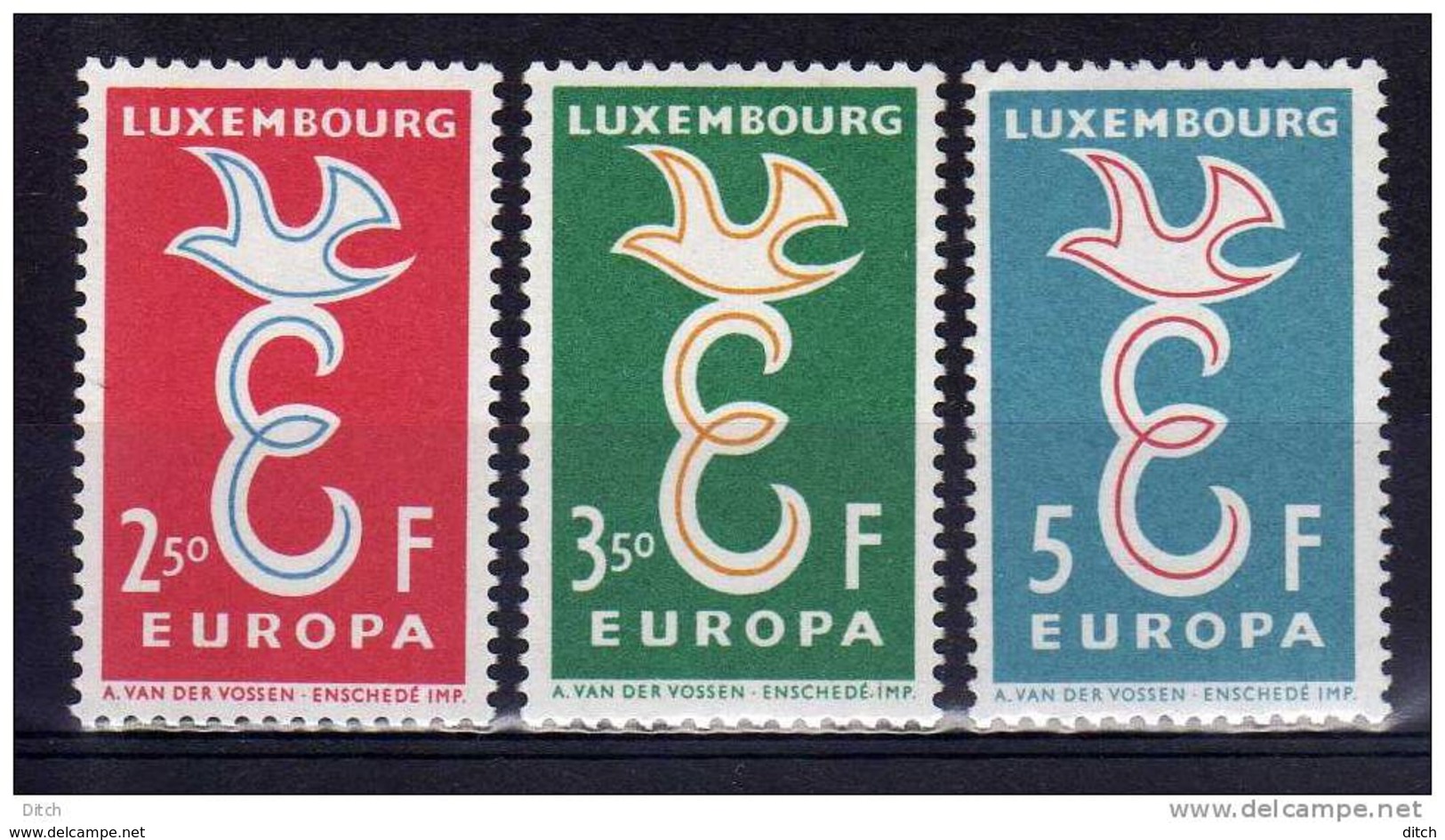 D - [TC075-03]LUXEMBOURG YV N° 548/50 @XX-MNH@ EUROPA 1958 - 1958