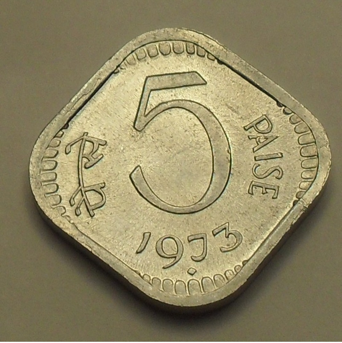 1973 - Inde République - India Republic - 5 PAISE, B, KM 18.6 - Indien