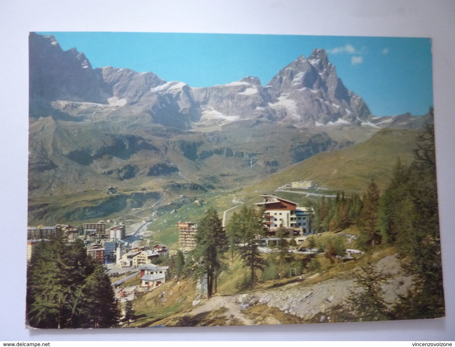 Cartolina Viaggiata  "CERVINIA  Panorama"  1979 - Altri & Non Classificati